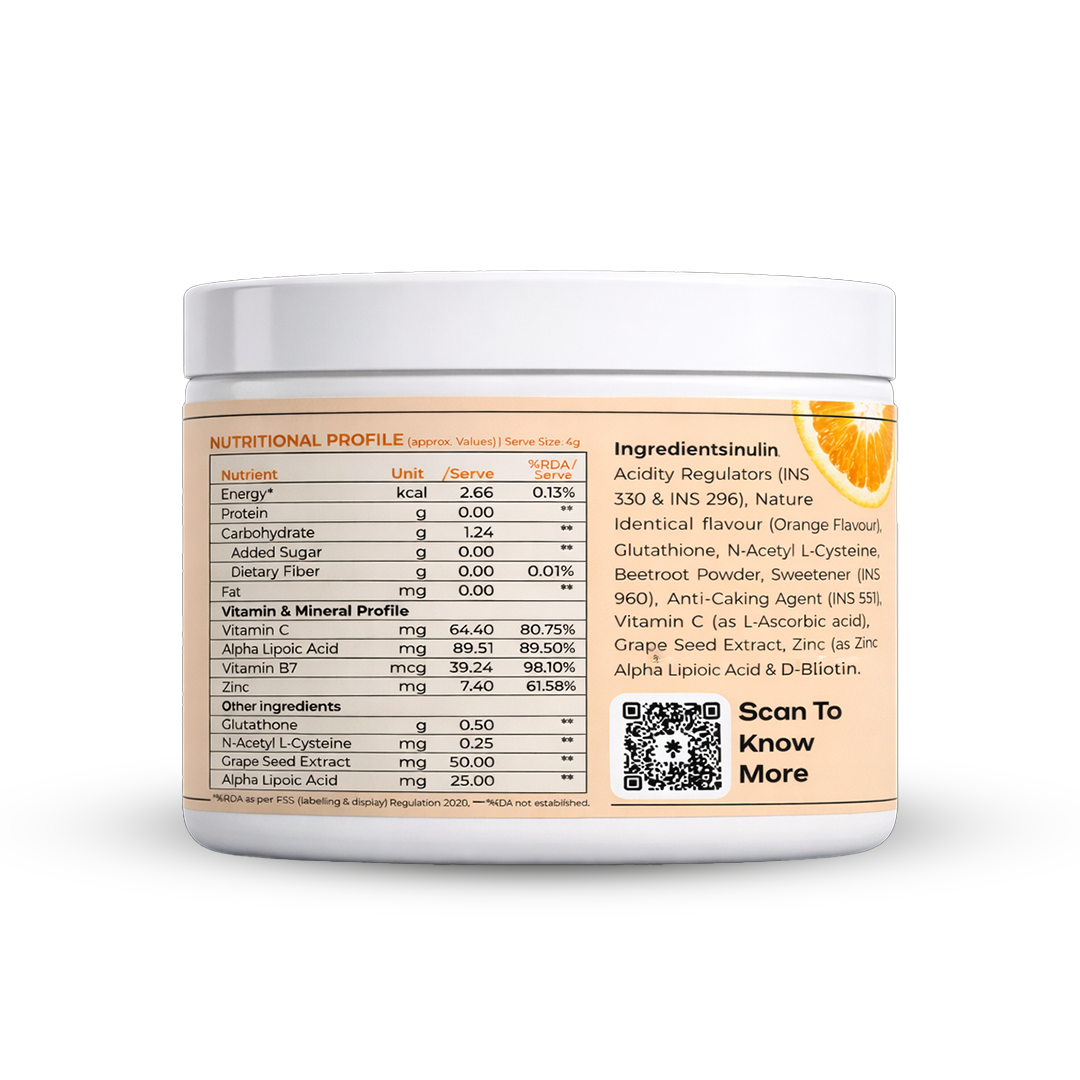 Nutrafab Glutathione Powder for Skin Glow Nutrafab Glutathione Powder for Skin Glow