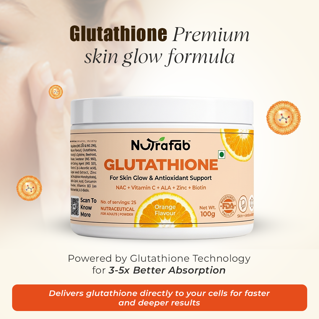 Nutrafab Glutathione Powder for Skin Glow Nutrafab Glutathione Powder for Skin Glow