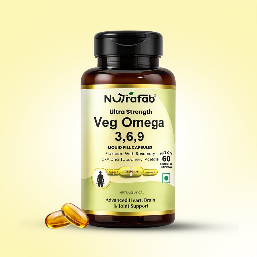 Veg Omega 3 6 9 Flaxseed Oil Capsules (Steal the deal)