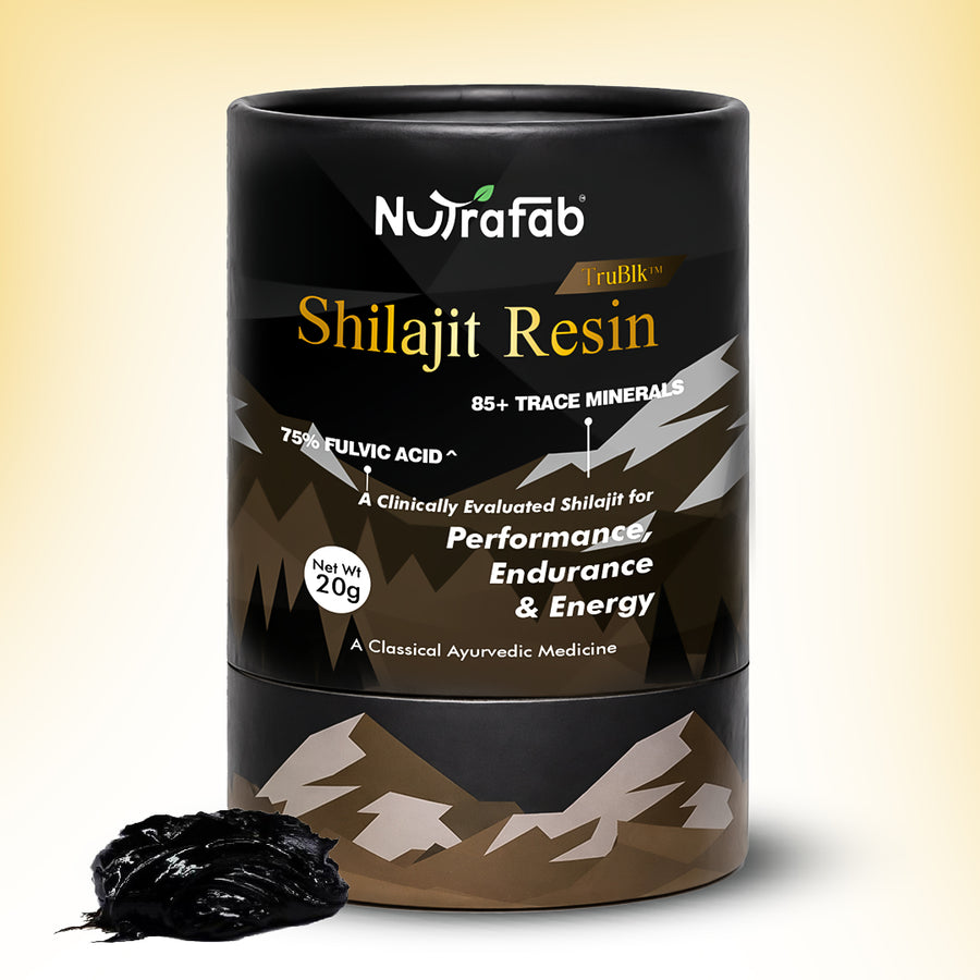 Pure Himalayan Shilajit Resin 20g jar with 75 percent Fulvic Acid for natural energy and stamina