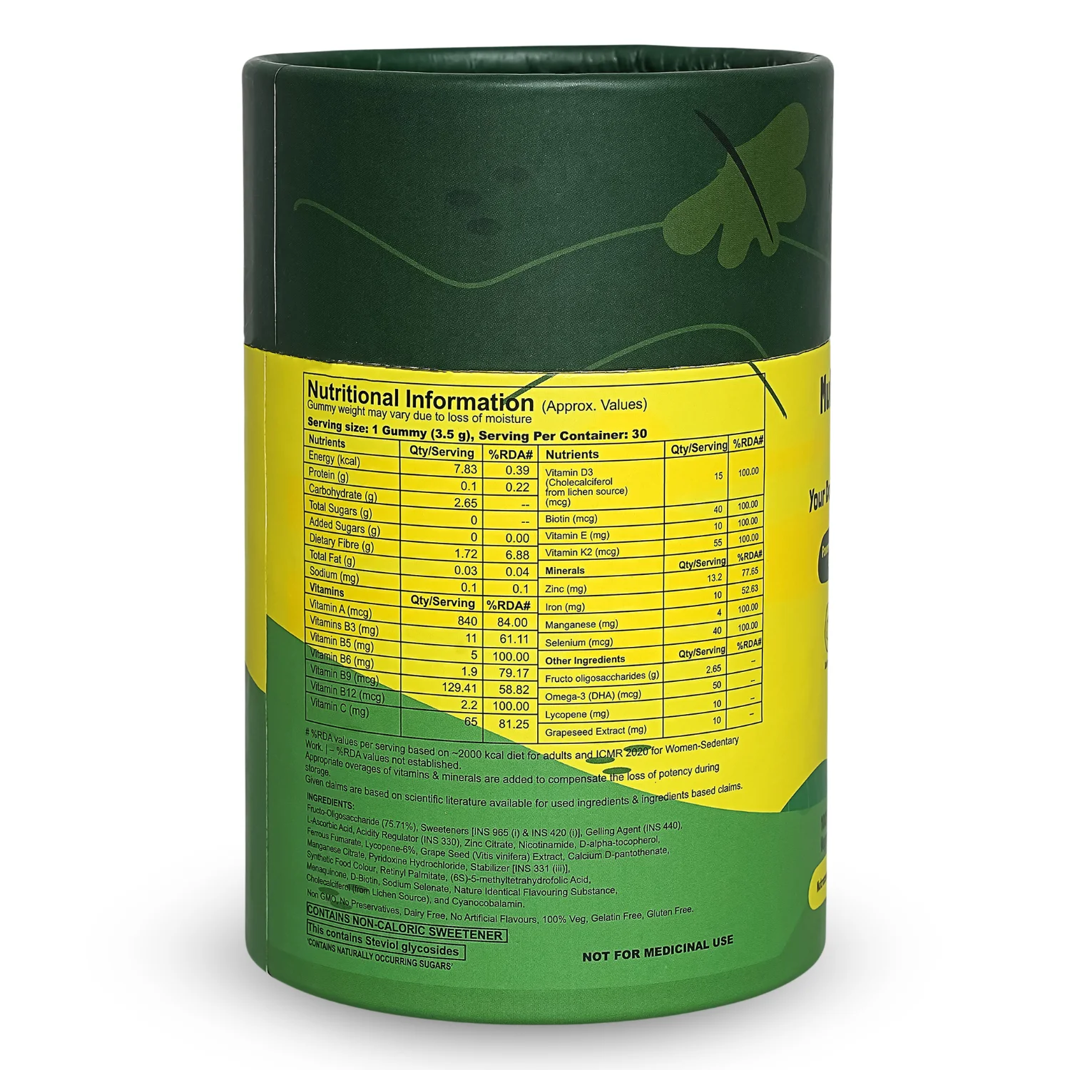 Nutrafab Multivitamin Health Gummies for Adults – Daily Nutrition Made Delicious (Alternate)