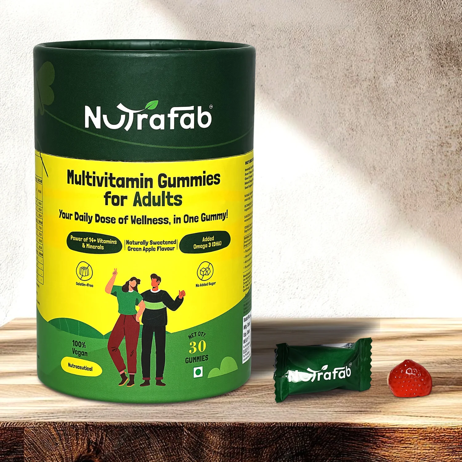 Nutrafab Multivitamin Health Gummies for Adults – Daily Nutrition Made Delicious