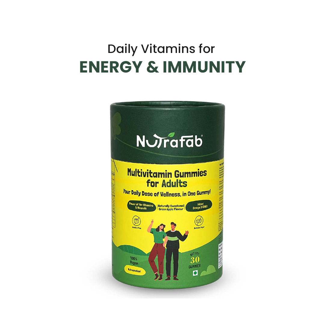 Nutrafab Multivitamin Health Gummies for Adults – Daily Nutrition Made Delicious