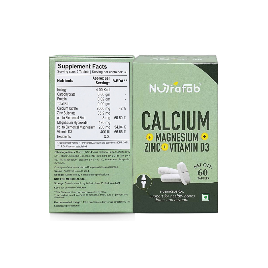 Nutrafab Calcium Tablets – Advanced Bone & Joint Support