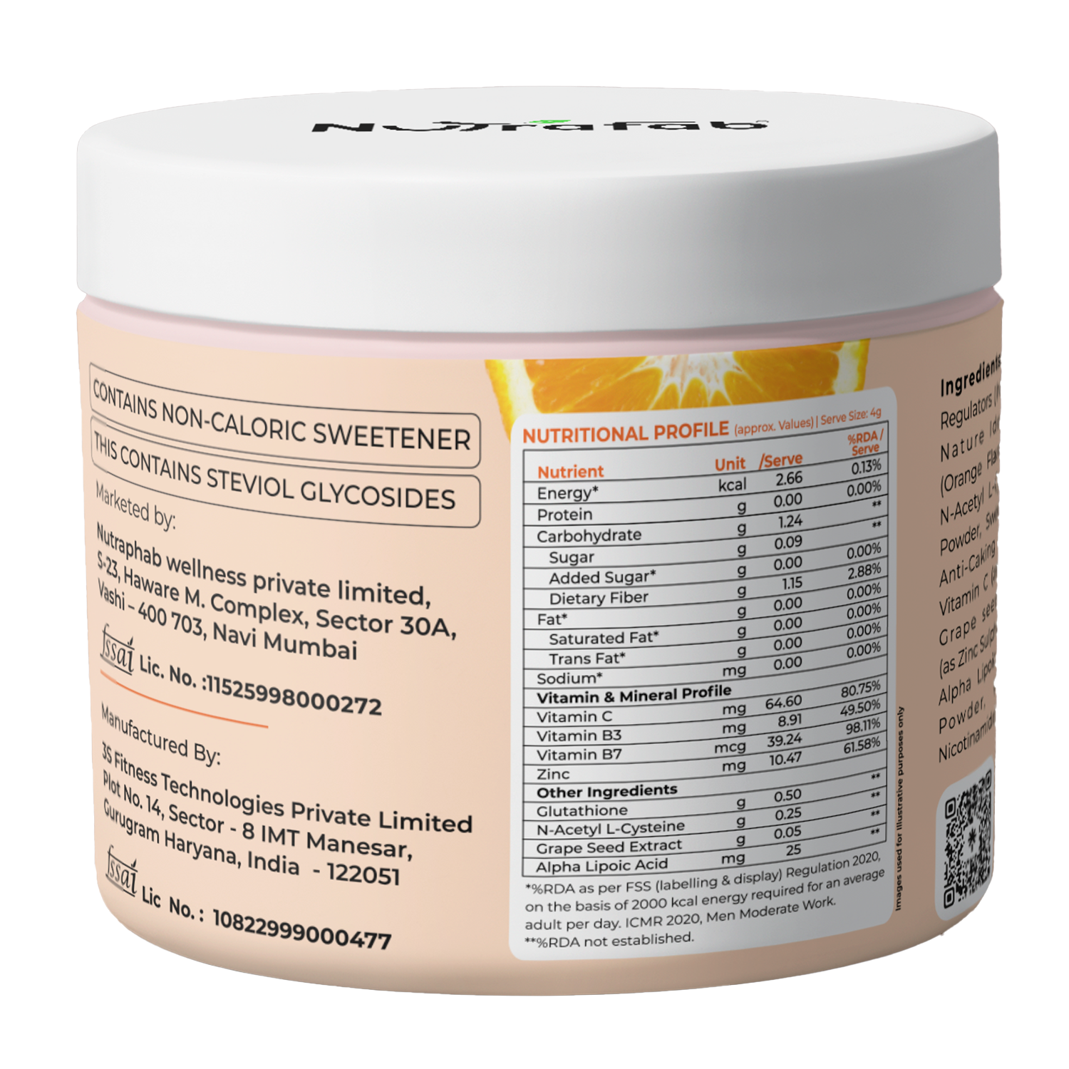 NutraFab Glutathione – For Skin Glow, Brightening & Antioxidant Support