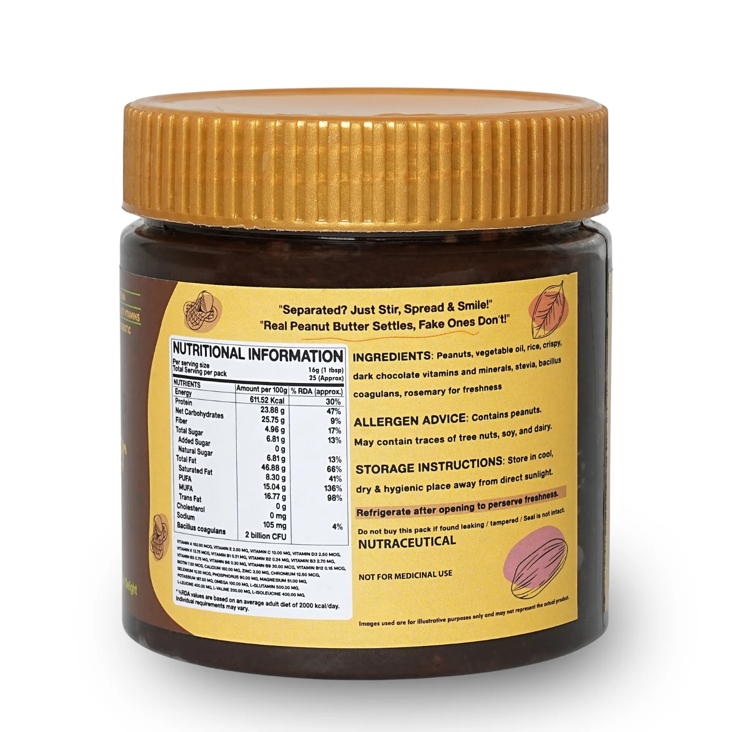 Dark Chocolate Peanut Butter – Crispy (Alternate)