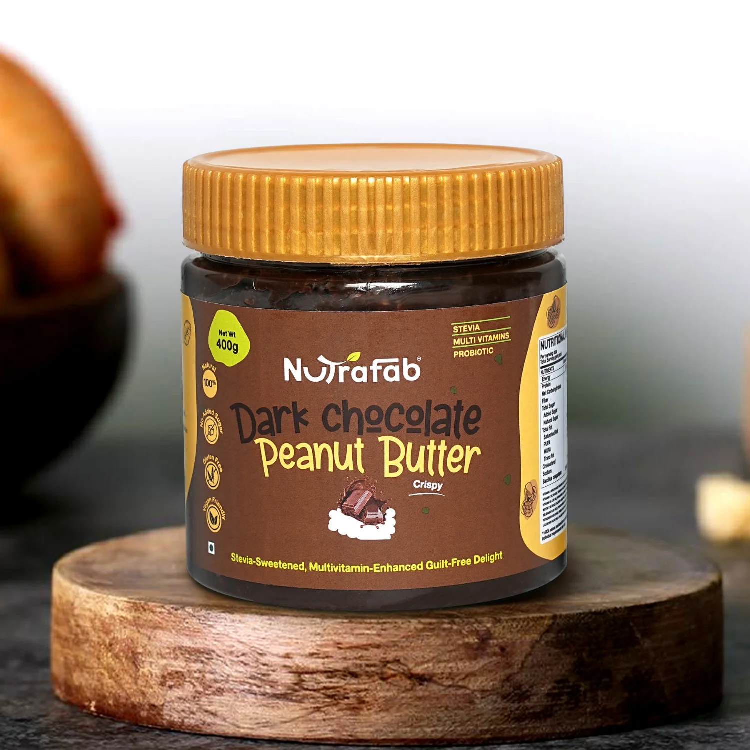 Dark Chocolate Peanut Butter – Crispy