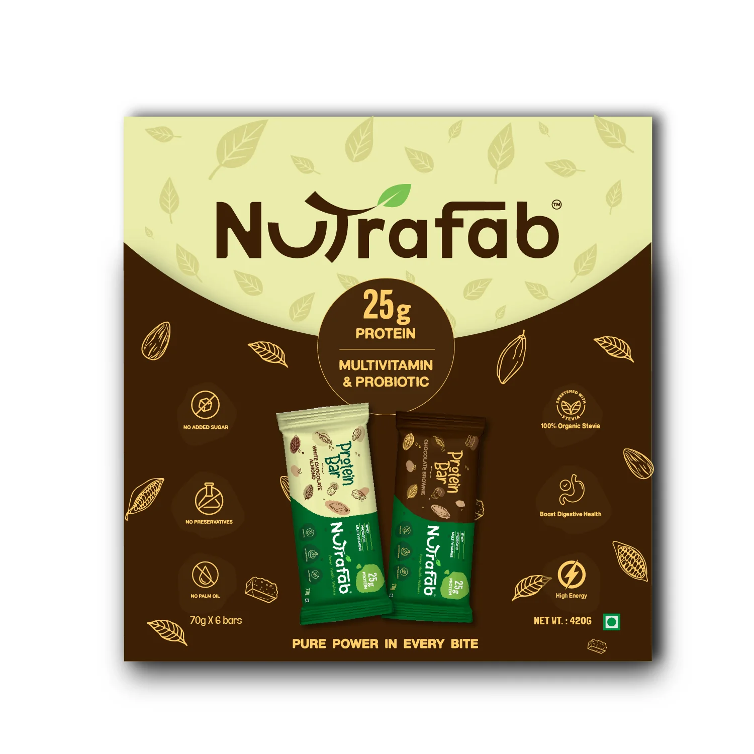 Nutrafab pack 0f 6 assorted protein bars (Alternate)
