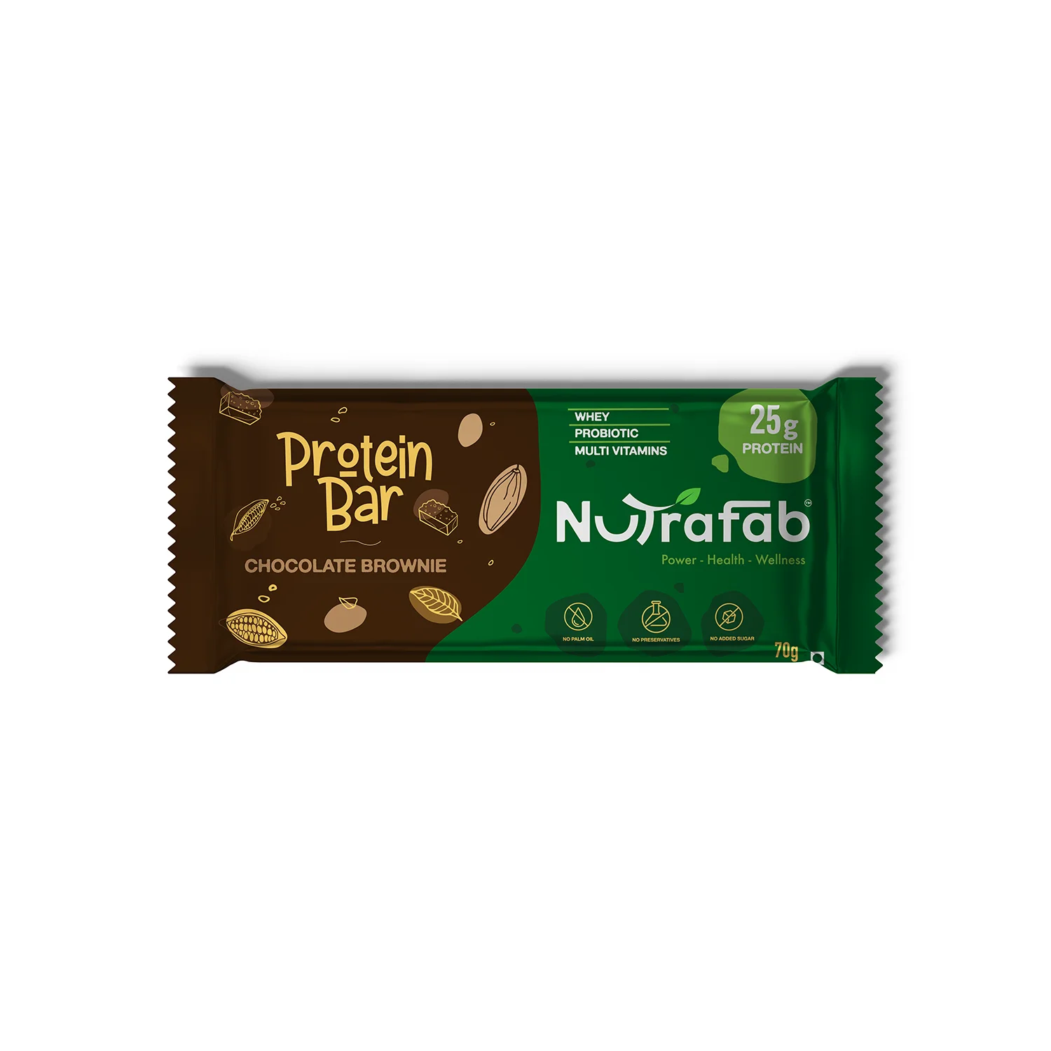 Nutrafab pack 0f 6 assorted protein bars